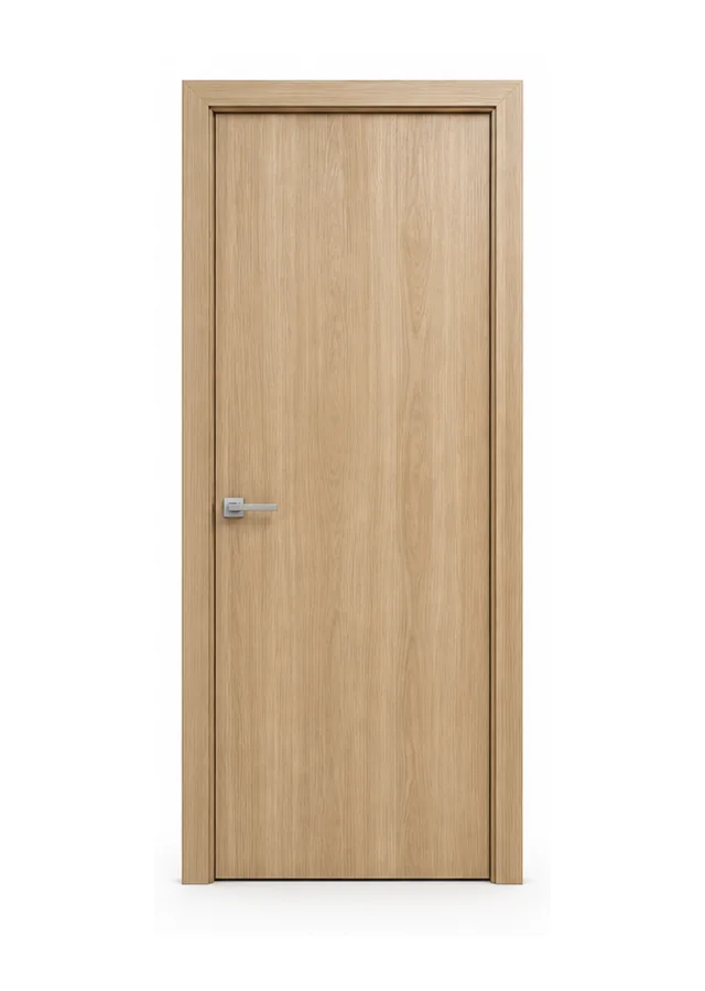 Light oak PVC foil-finished interior door